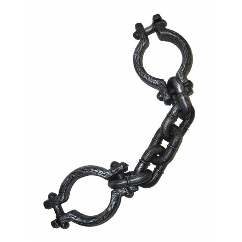 Enge mega handboeien in de kleur zwart