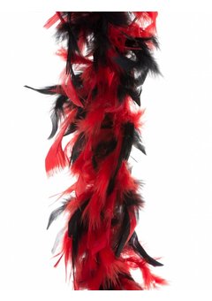 Zwart rode boa duivelin