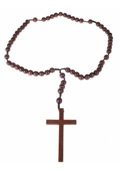 Halsketting met kruis pater Noster 102cm