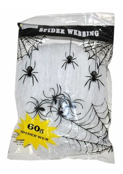 Eng spinnenweb met vier spinnen