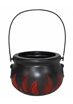 Heksen ketel zwart rood