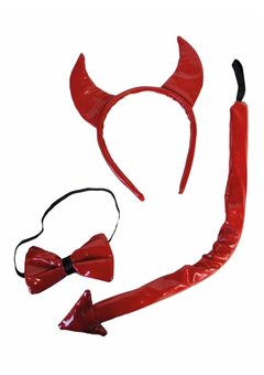 Luxe rode duivel set