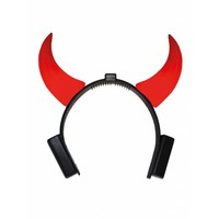 Mooi diadeem duivel met rood licht