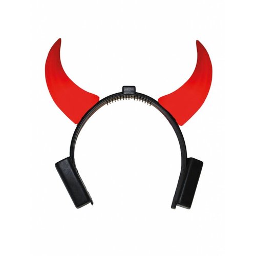 Mooi diadeem duivel met rood licht