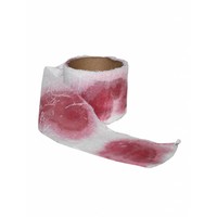 Halloween wond verband met nep bloed