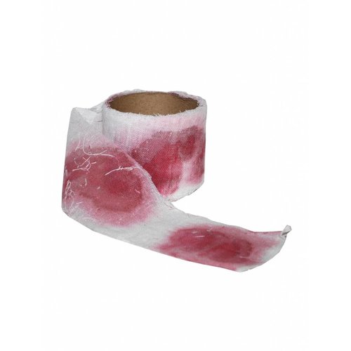 Halloween wond verband met nep bloed