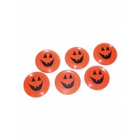 Set van 6 mini frisbee pompoentjes