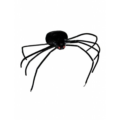 Grote zwarte nep spin voor Halloween
