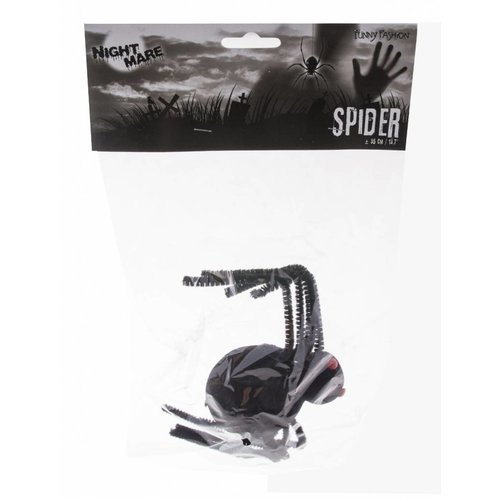 Grote zwarte nep spin voor Halloween