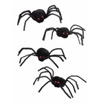 Handige zwarte spinnen griezel set