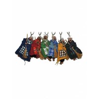 Leuke sleutelhanger heks 11 cm 6 stuks