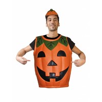 Mooi pompoen kostuum voor volwassenen