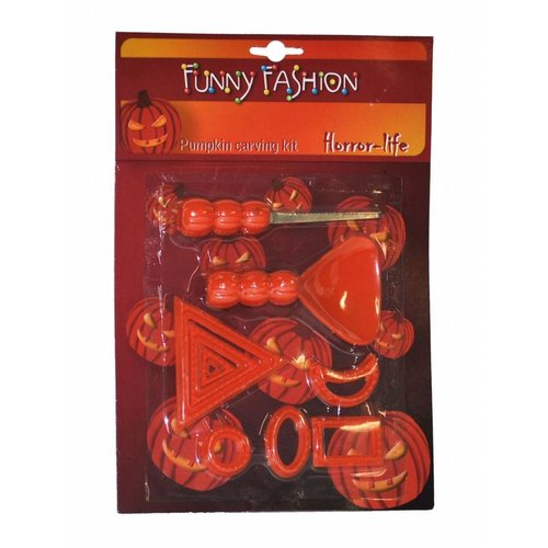 Handige uitsnijset pompoen