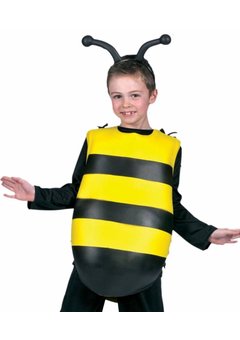 Bijen bodywarmer voor kinderen