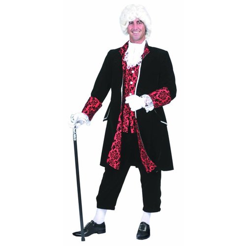 Carnavalsaccessoires: Mozartpruik Constant