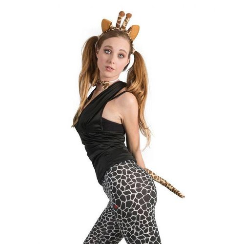 Leuke giraf verkleedset driedelig