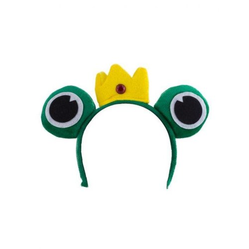 Mooie tiara kikker met kroon Oeteldonk
