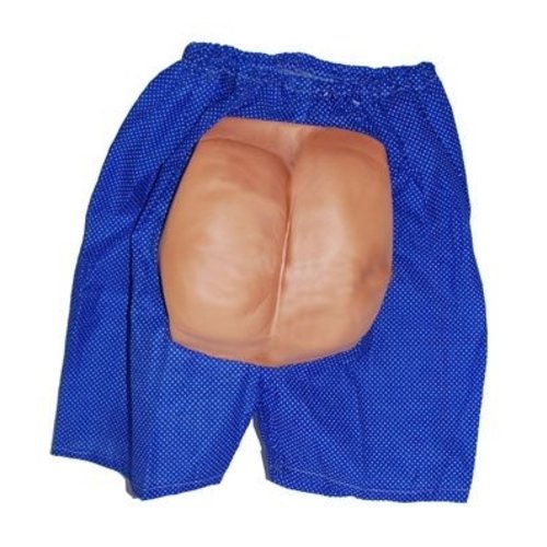 Blote billen broek Arie in blauw