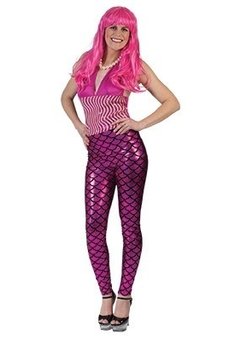 Legging zeemeermin in roze