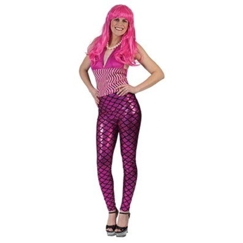 Mooie roze legging voor de zeemeermin