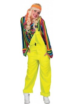 Fluor gele party overalls
