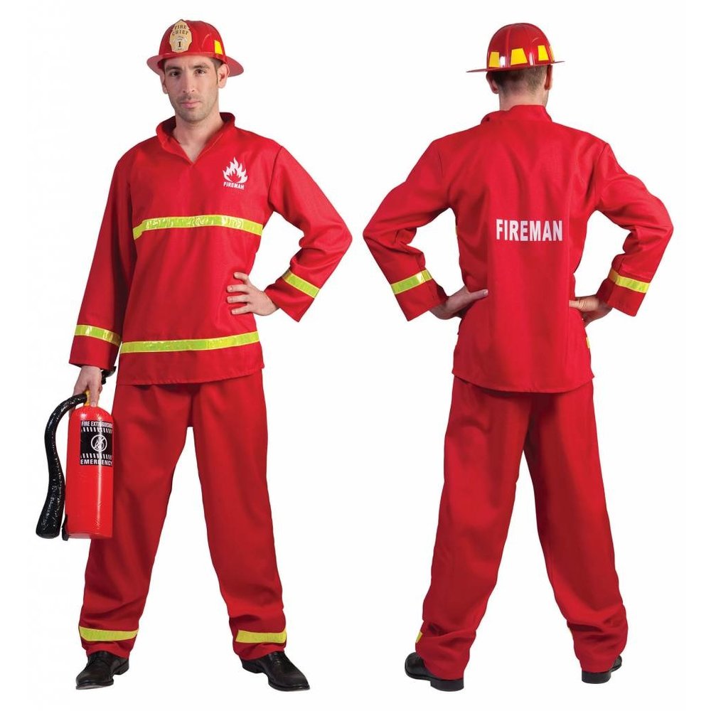 Afdeling dozijn Laatste Prachtige brandweerpakken voor carnaval en party