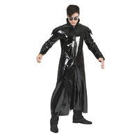 Griezelige zwarte jas grafschender voor Halloween