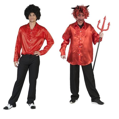 Mooie feest blouse in de kleur rood