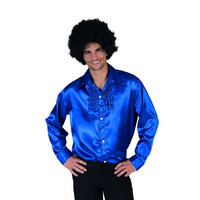 Mooie feest blouse in de kleur blauw