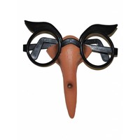 Leuke heksen bril met bijpassende neus