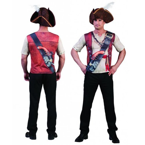 3D piraten t-shirt