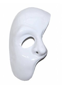 Masker wit half gezicht