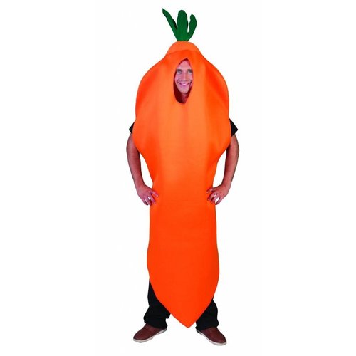 Wortel kostuum volwassenen voor carnaval