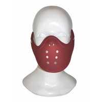 Halloween mond masker in rood