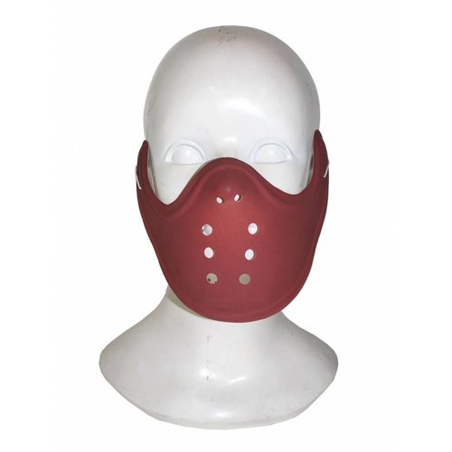 Halloween mond masker in rood