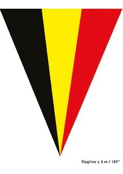 Vlaggenlijn 5m 10 vlaggen België