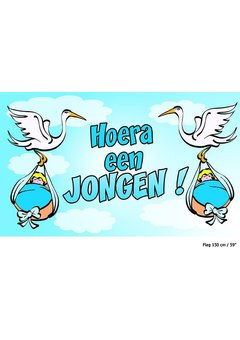 Vlag hoera een jongen