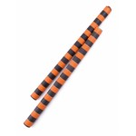 Leuke confetti kanon in zwart/oranje voor een party