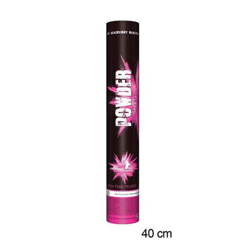 Kleurpoeder kanon roze uv / blacklight 40cm