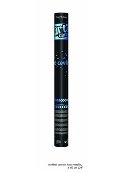 Confetti kanon blauw top kwaliteit 60cm