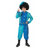 Prachtige blauwe Zwarte Pietenpakken