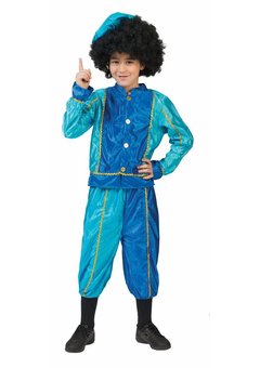 Blauwe Zwarte Piet pakken