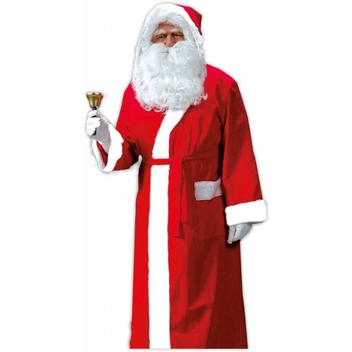 Prachtige kerstmannencape met capuchon en riem
