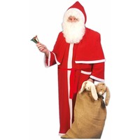 Luxe rode kerstman mantel voor een geklede kerst