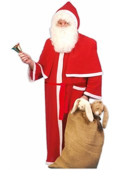 Rode Kerstman jas voor kerstmis