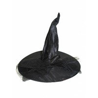 Mooie zwarte heksenhoed