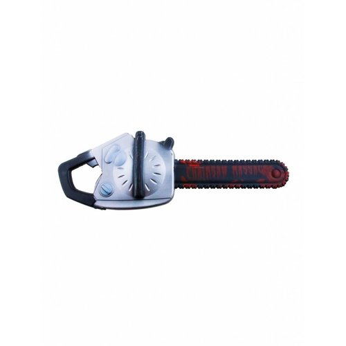 Leuke nep kettingzaag met nep bloed