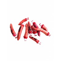 Griezel set van nep bebloede vingers