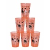Drink bekers met spinnenweb print