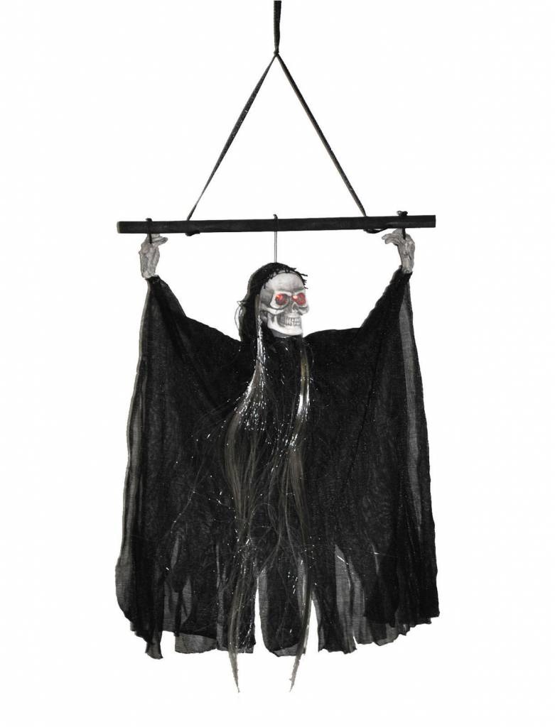 Jabeth Wilson Jasje Zwart Eng hangend spook decoratie met licht en geluid